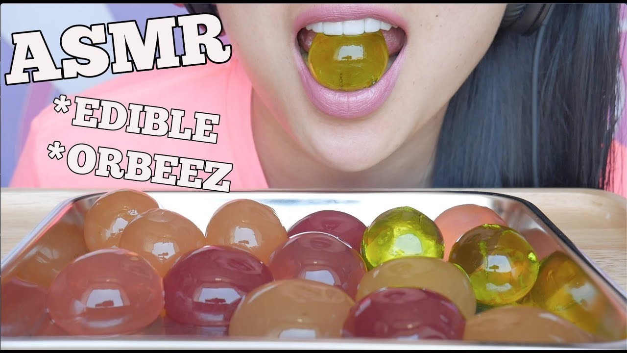 ASMR EDIBLE ORBEEZE *Kyoho Jelly (SOFT STICKY EATING SOUNDS) NO TALKING | SAS-ASMR