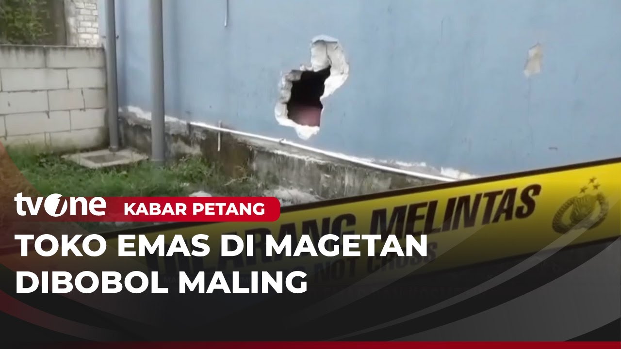 Maling Satroni Toko Emas dan Kosmetik di Magetan Jarah Rp30 Juta & Perhiasan 1 Miliar | Kabar Petang