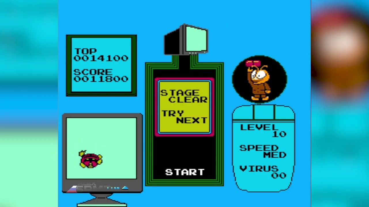 Computer Hospital (Dr. Mario hack) [Bootleg Famicom Games]