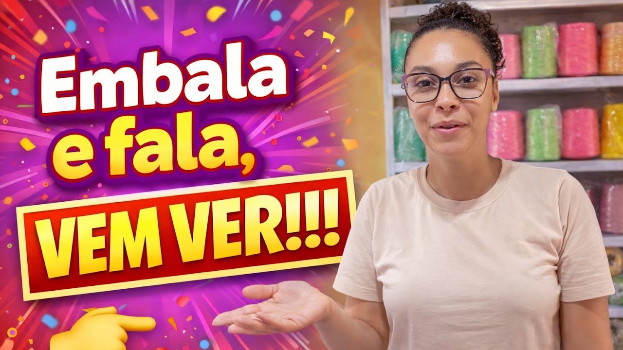 🎯EMBALA E FALA !!Vem ver !!