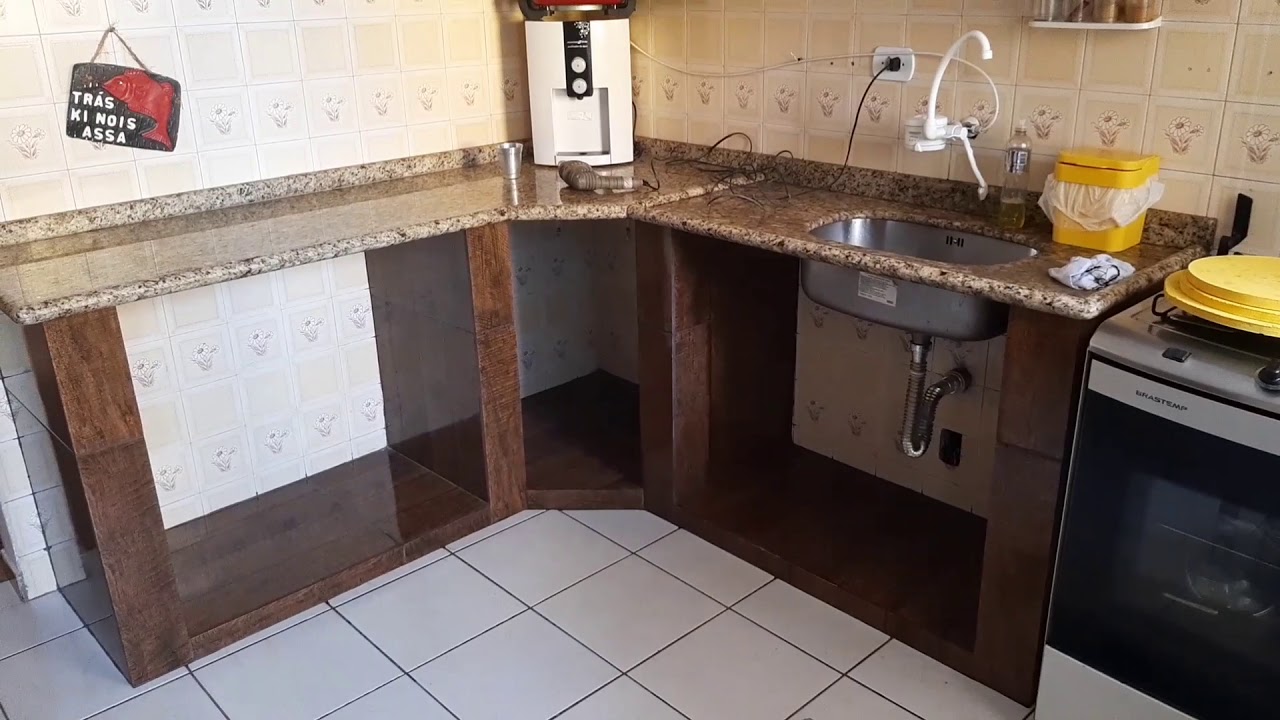 kit pia de canto com uma novidade.