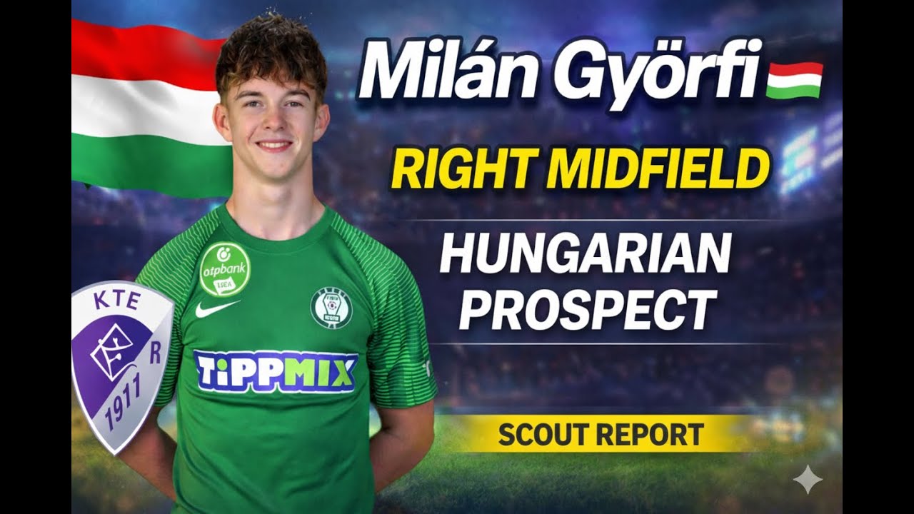 Mil&aacute;n Győrfi 🇭🇺 | Energetic Right Midfielder | Scout Analysis
