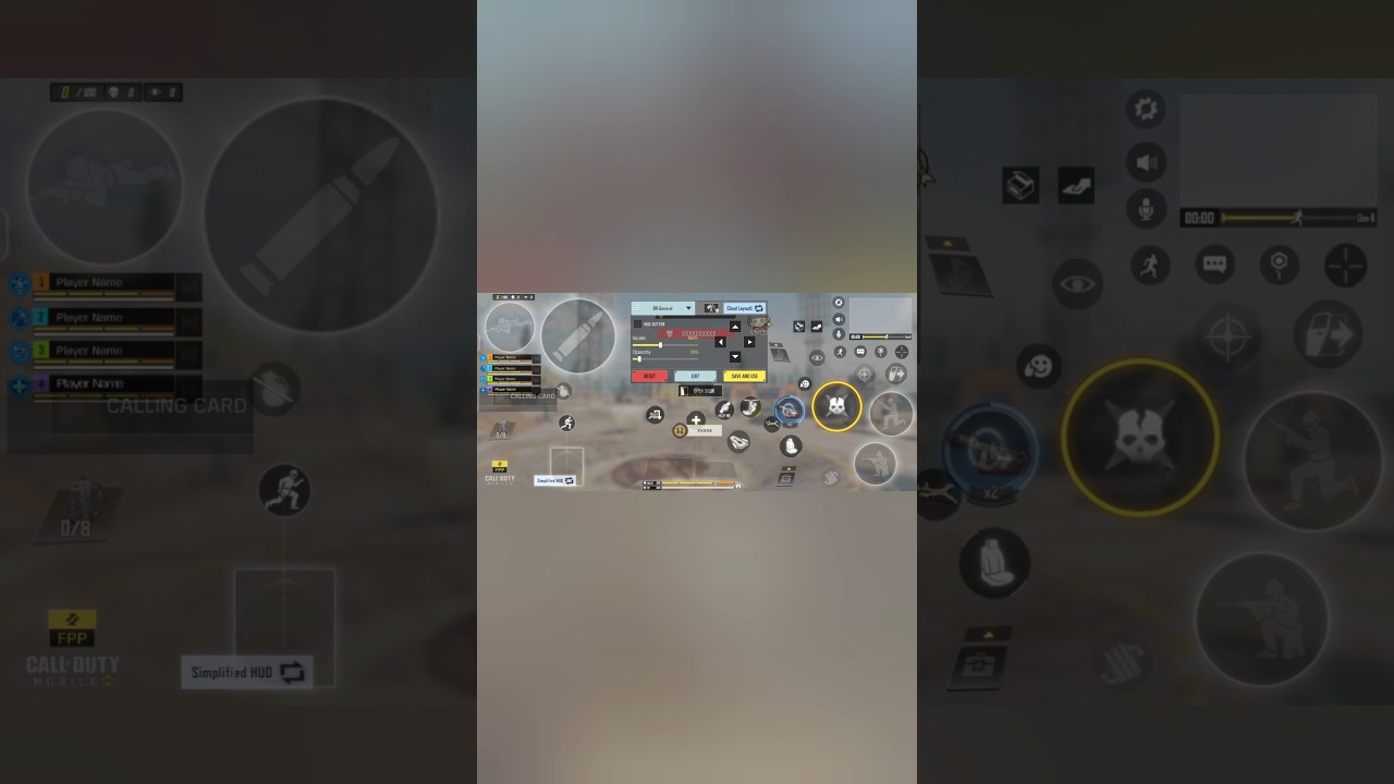 COD Mobile Best 3 Fingers Cantrol Settings Tips and Tricks #codmbrtips #codm #gaming