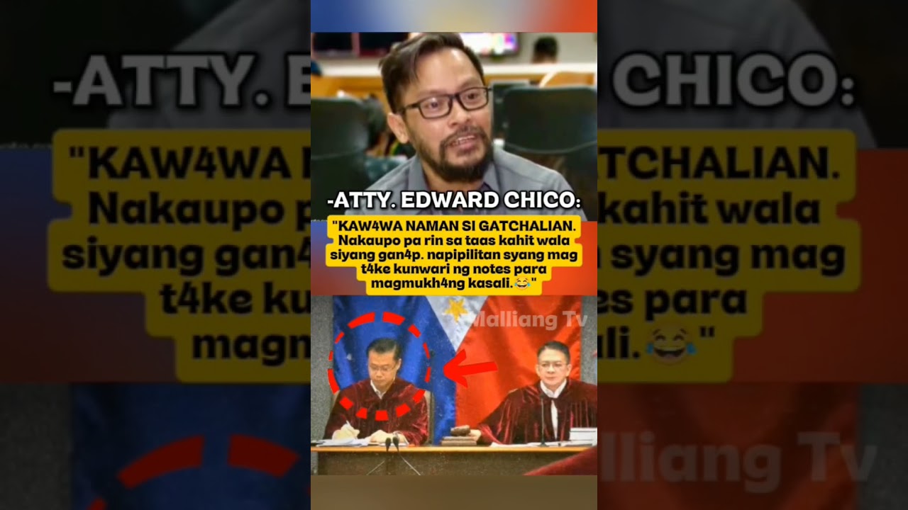 ATTY. CHICO, PINUN4 SI SP GATCHALIAN #shorts
