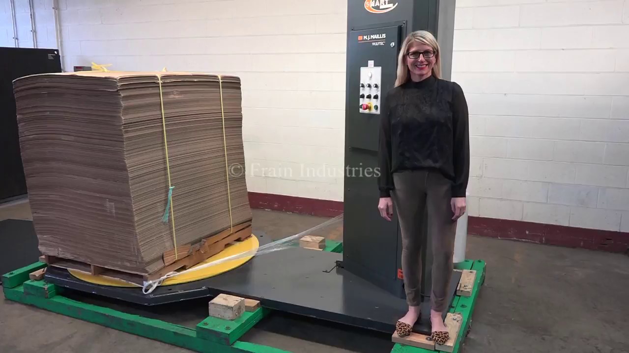 Wulftec Semi-Auto Low-Level Stretch Wrapper Demonstration