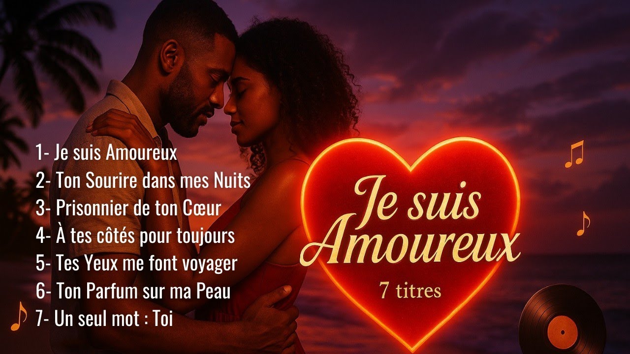 Je suis amoureux  : Album complet Zouk Love 2025 &ndash; 7 chansons d&rsquo;amour romantiques