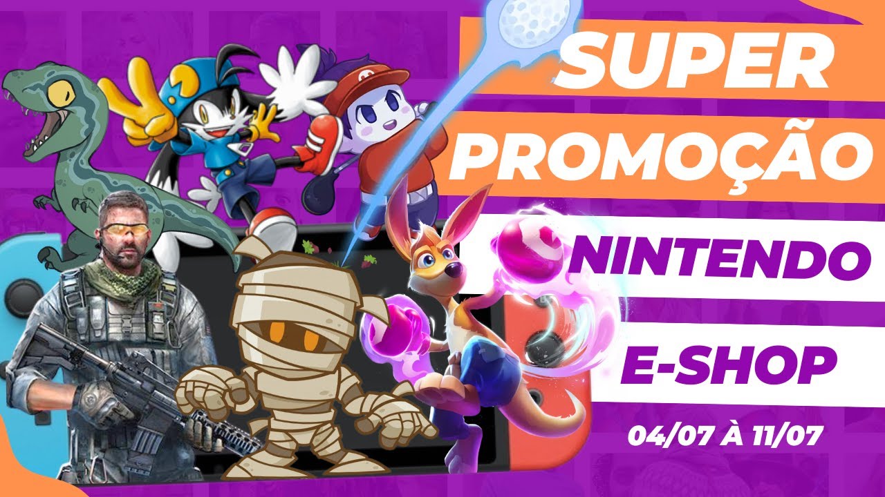 PROMOÇÕES 1° SEMANA DE JULHO 2023 PARA O NINTENDO SWITCH, OLED E LITE ! [TEM JOGO DE ATÉ R$ 0,99 ]