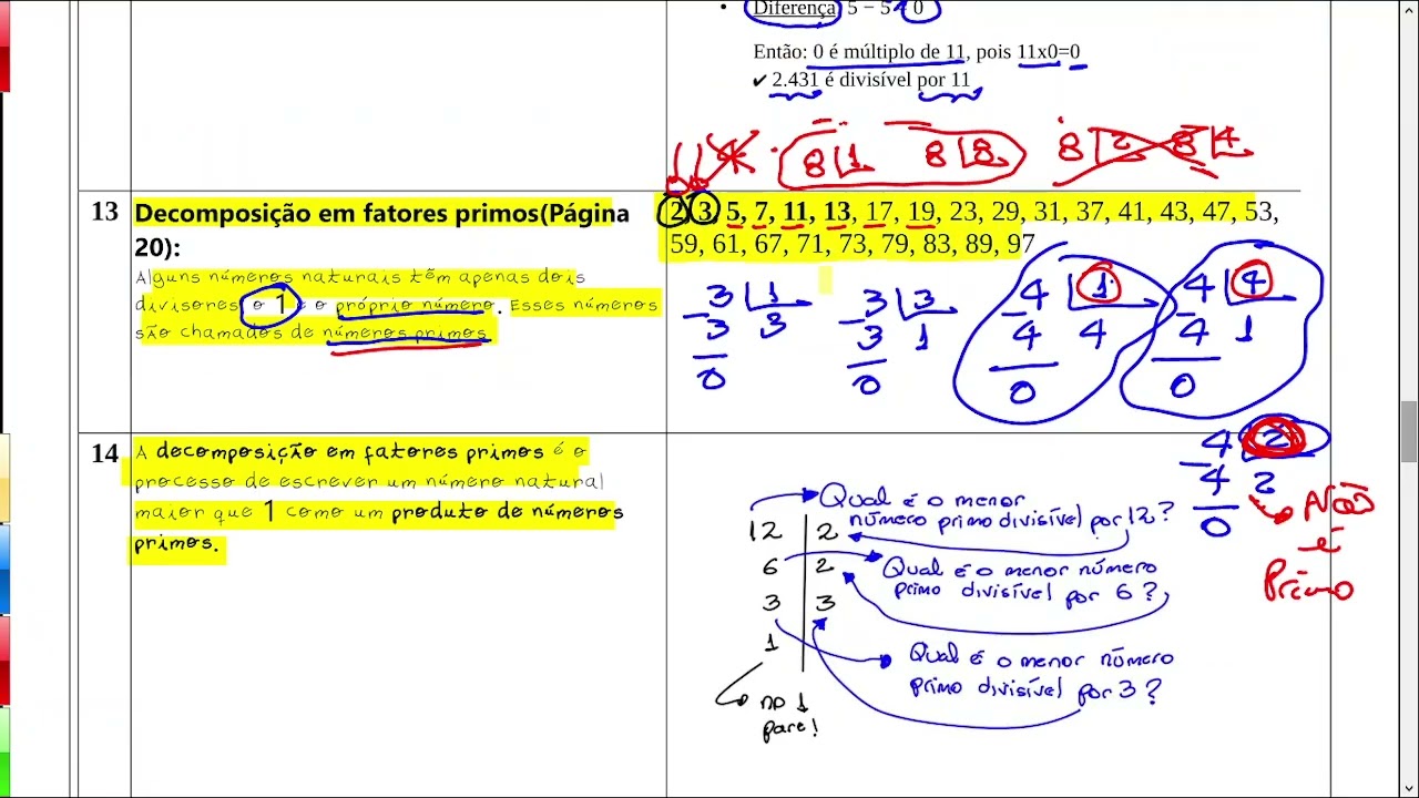 002 03 Teoria_Decomposição de Fatores Primos_Charles Matemática
