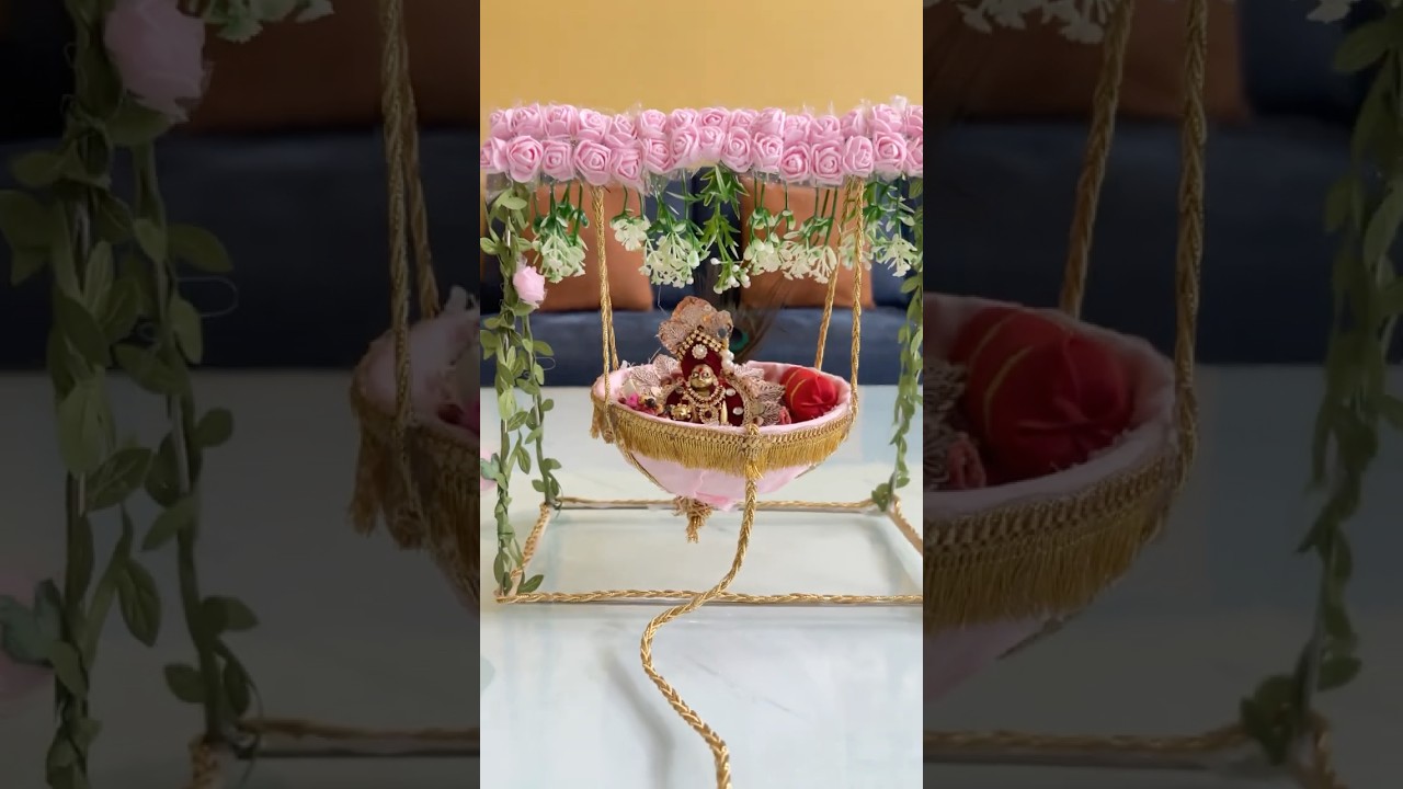 #Janamasthami decoration idea #janamstami #trending 🧿🦚✨🙏
