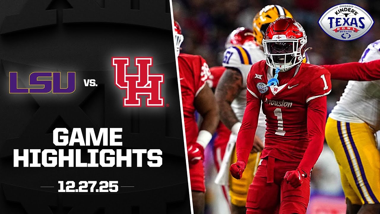 LSU vs. #21 Houston Game Highlights | 2025 Kinder's Texas Bowl