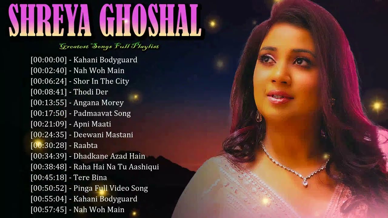 🎧🦋 Shreya Ghoshal - Heavenly romantic melodies glowing with emotion and soft vocal power 🌙🎶