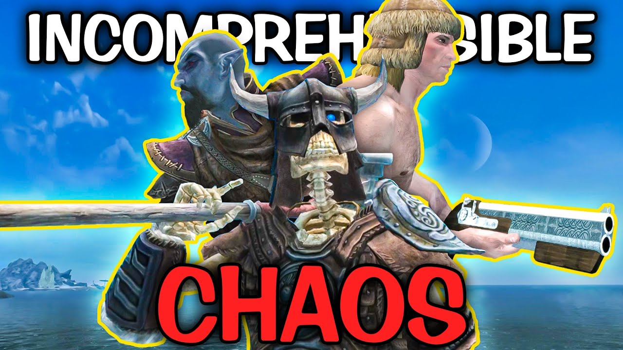Skyrim VR but it's incomprehensibly chaotic
