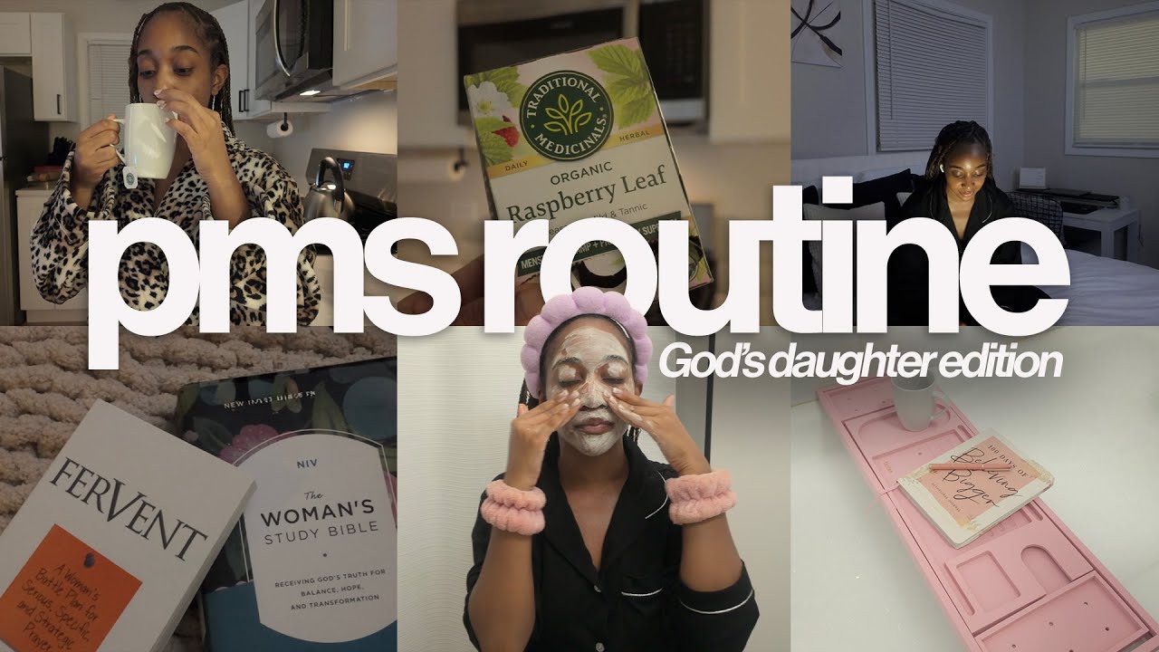 A Gentle PMS Nighttime Routine for Christian Women | Prioritizing Rest
