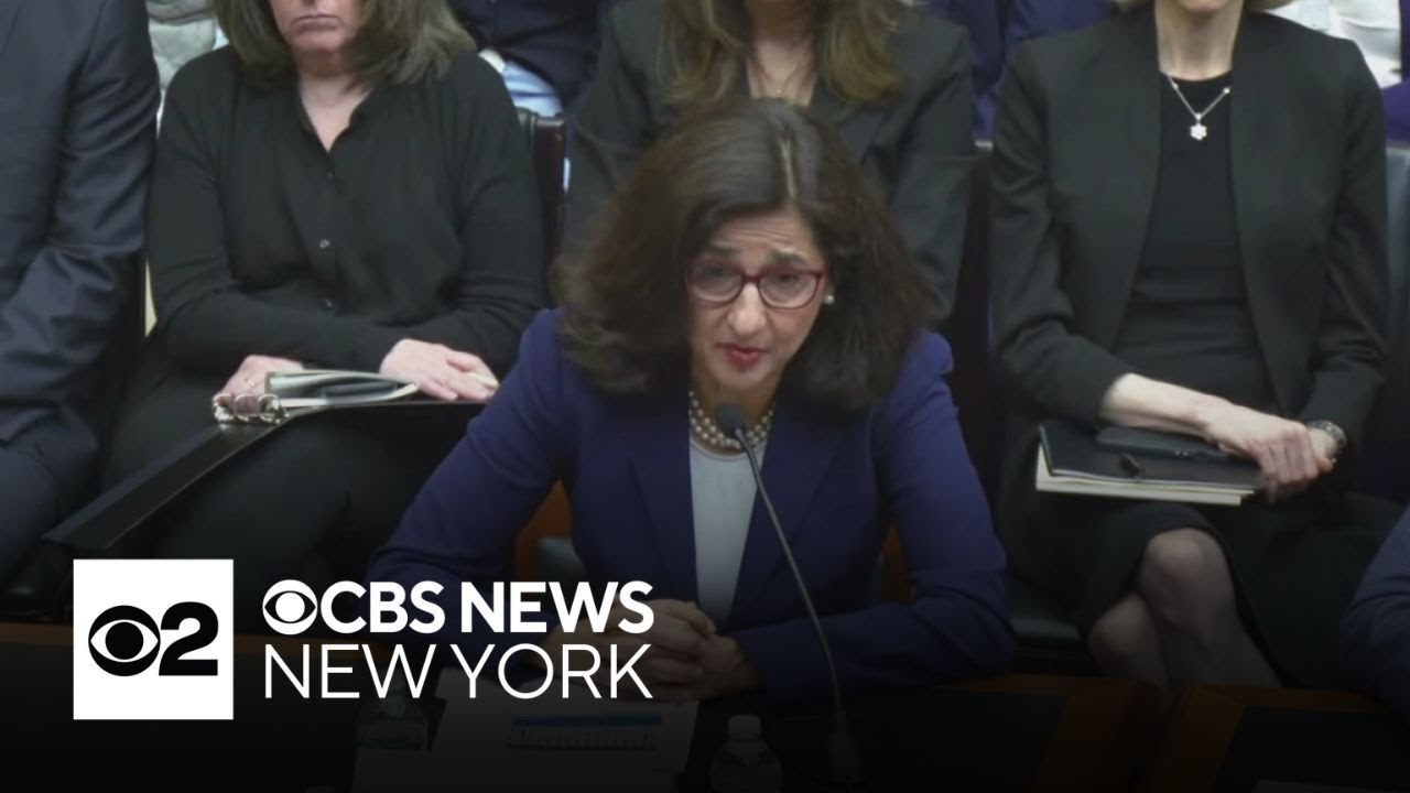 Here's what Columbia University's president had to say about antisemitism on campus