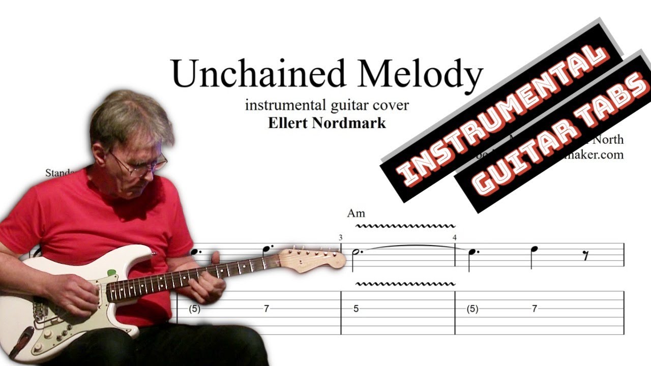 Unchained Melody TAB (Guitar Pro + PDF) instrumental electric guitar tabs