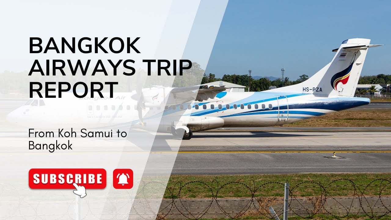 Bangkok Airways ATR 72 Trip Report ✈️ | Koh Samui 🇹🇭 → Bangkok DMK | I Was NOT Expecting This 😮