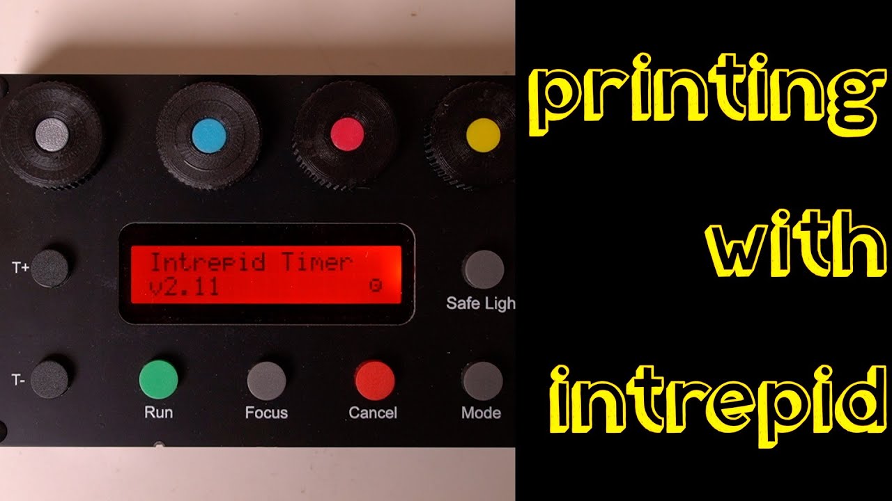 Результаты печати с помощью увеличителя Intrepid