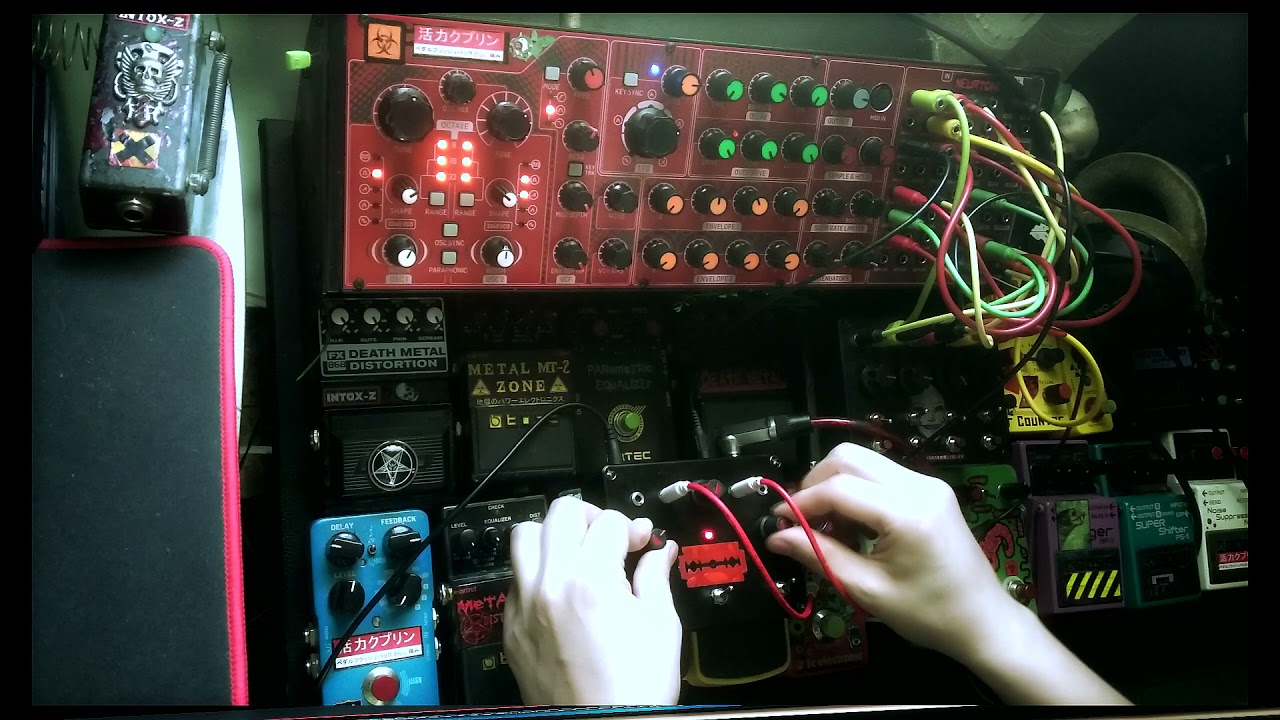 Directed Energy Weapon - Glitch Noise Synth with CV in's [Electro Lobotomy][HARSH NOISE]