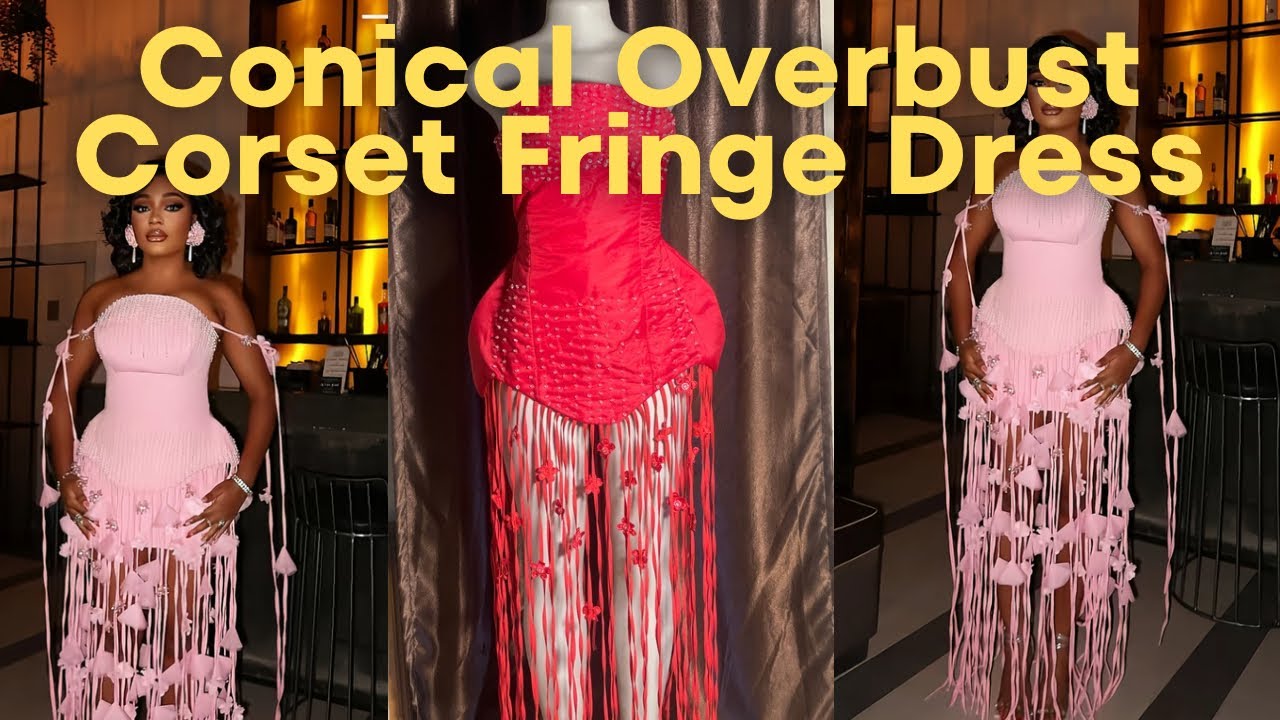 How to cut and sew a conical overbust corset pattern | Trendy Dress Making