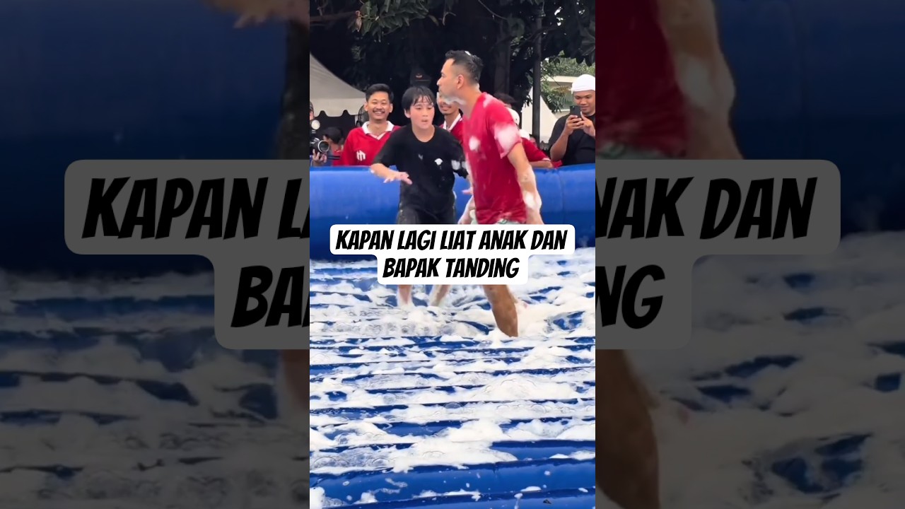 Kapan lagi Liat Bapak UKP Raffi tanding sama anaknya jiwa kompetitif nya sama