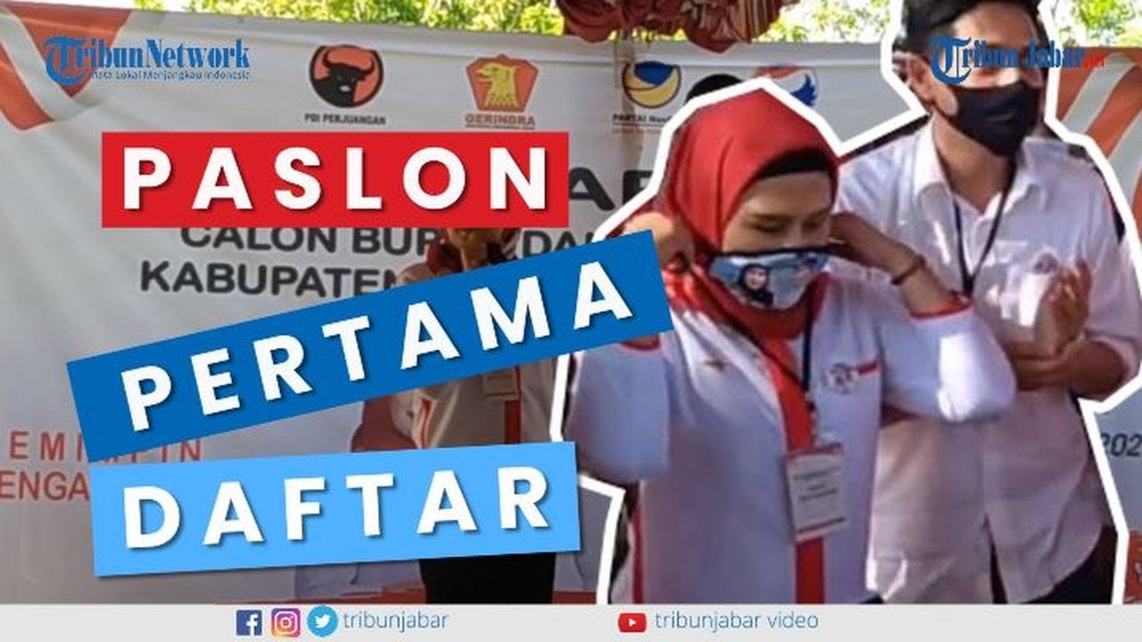 PILKADA KABUPATEN INDRAMAYU, Nina Agustina Dai Bachtiar & Lucky Hakim Paslon Pertama Daftar ke KPU
