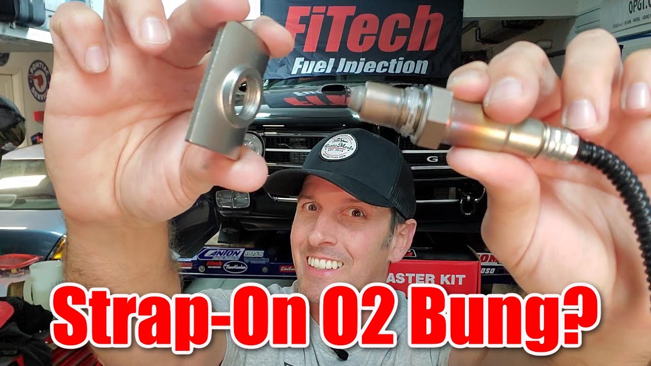 Fuel Injection Conversion, Part 5:  O2 Sensor Install with No Welding!  FiTech