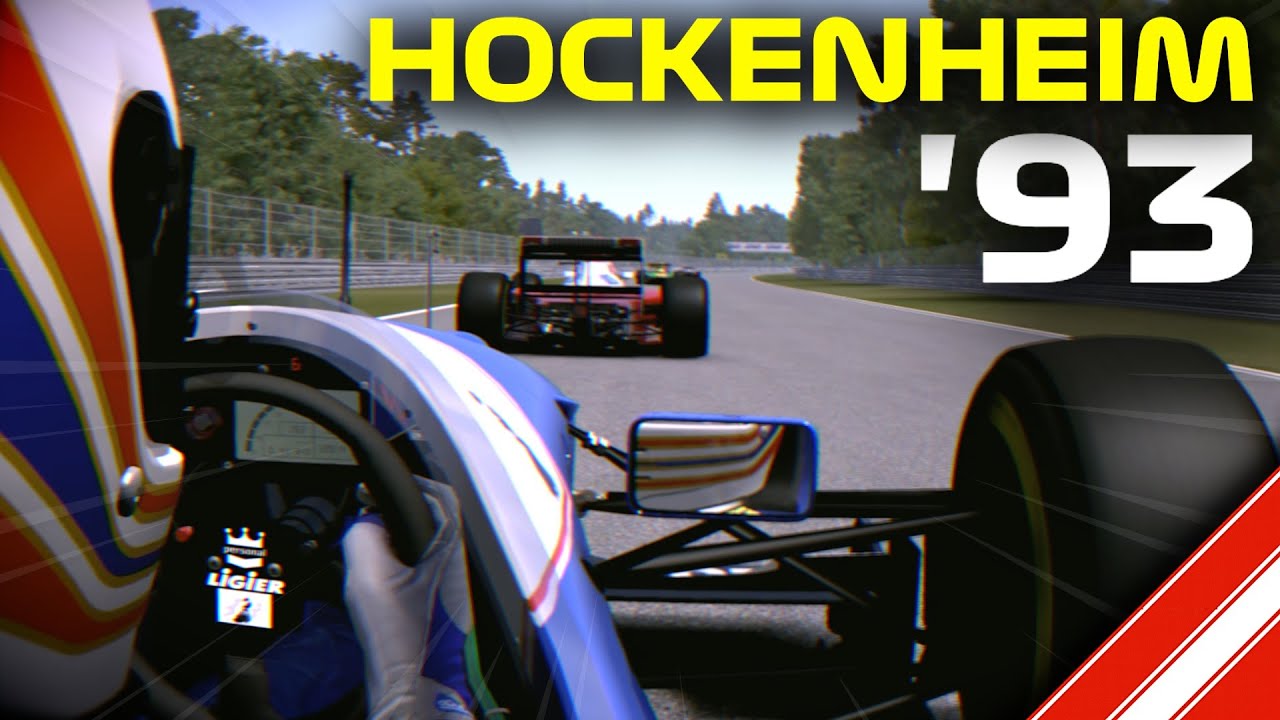 Brundle&rsquo;s Ligier Renault V10 at Hockenheim Assetto Corsa VR gameplay
