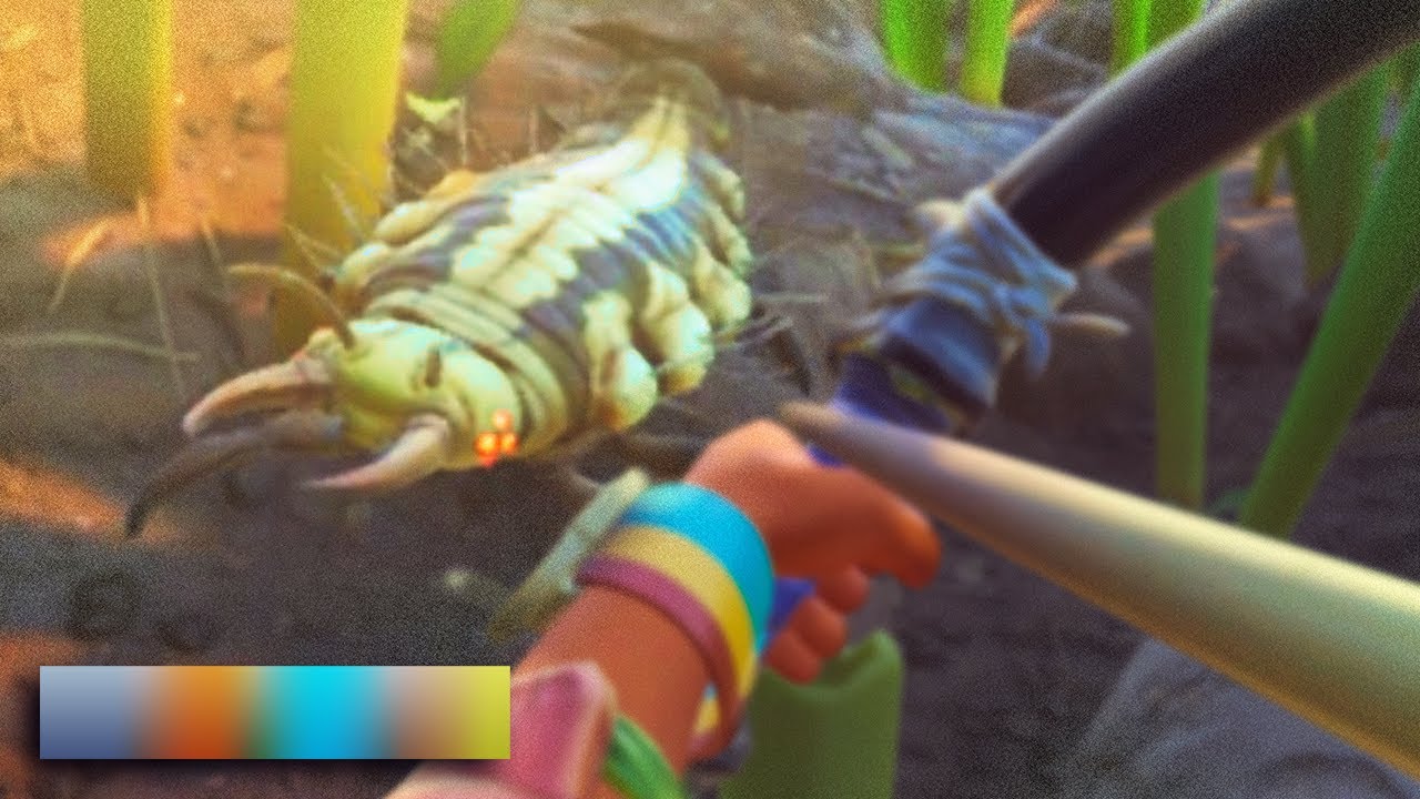 I got into a turf battle with the Larva in Grounded...