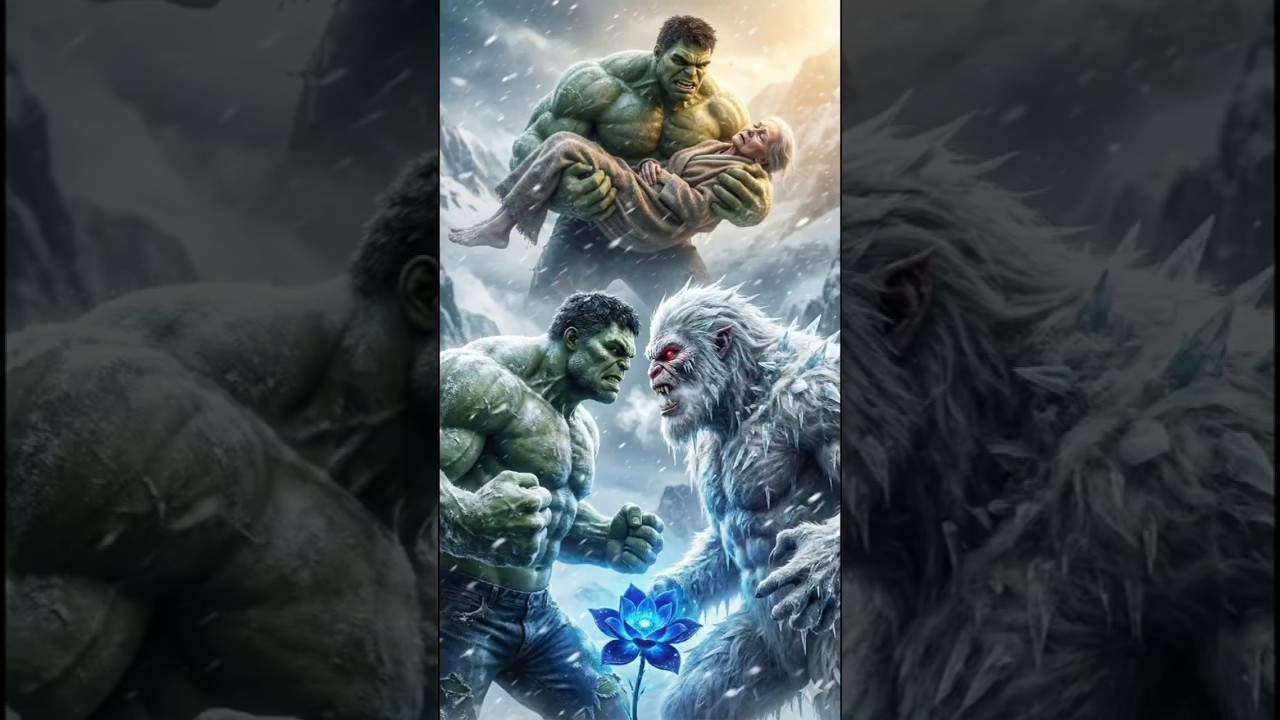 Hulk vs Barfili Yeti | Neela Jadui Phool Laa Kar Maa Ko Bacha Liya 😱❄️ 