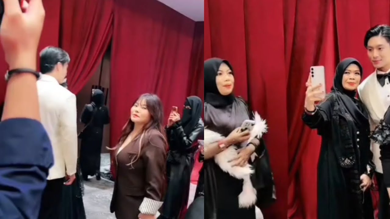 Detik detik papio n mamio di serbu fans minta foto saat datang di acara 1 dekade MS glow 😍