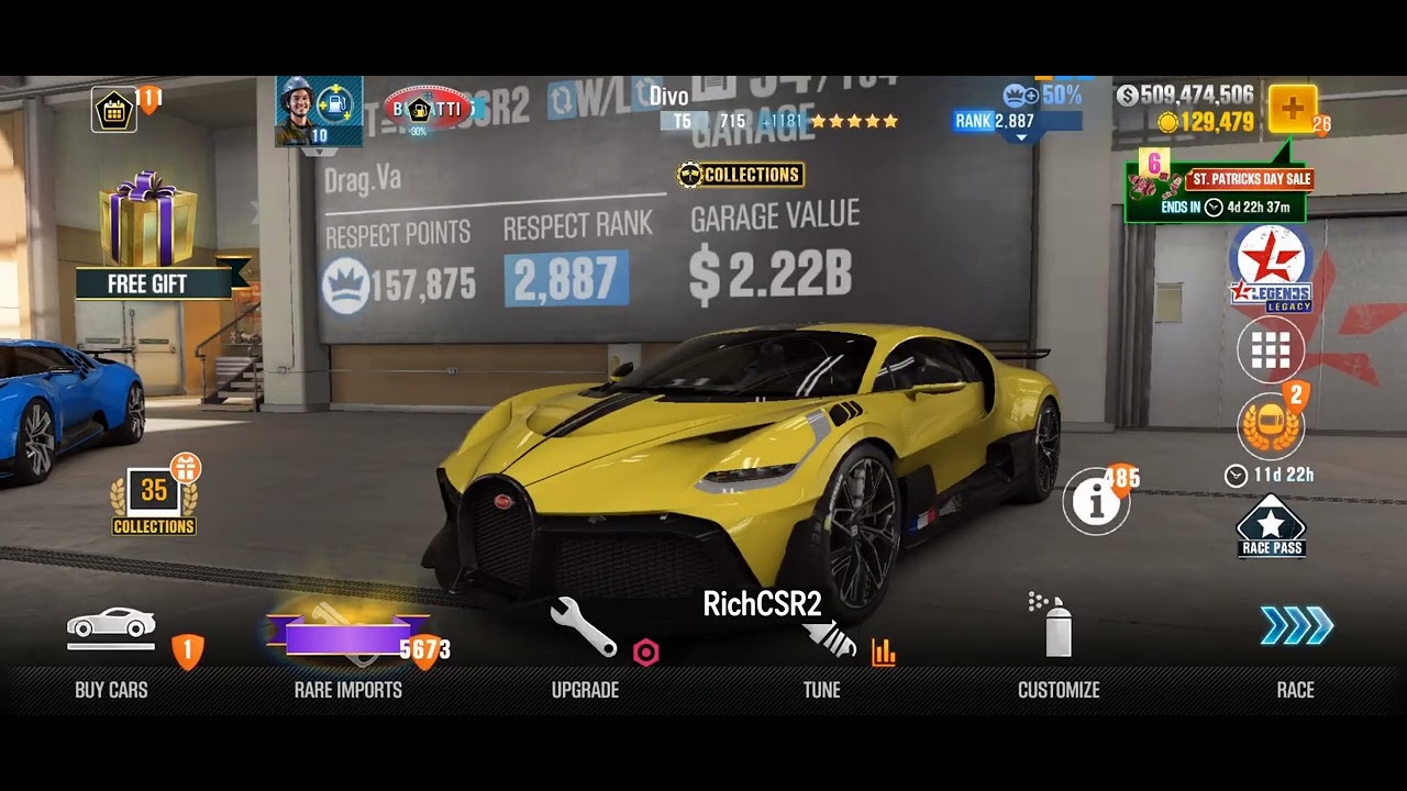 CSR2 | Tournaments | Day 1 | 900-1100 EP | Configuration | I'll be back with a better run 😂👍