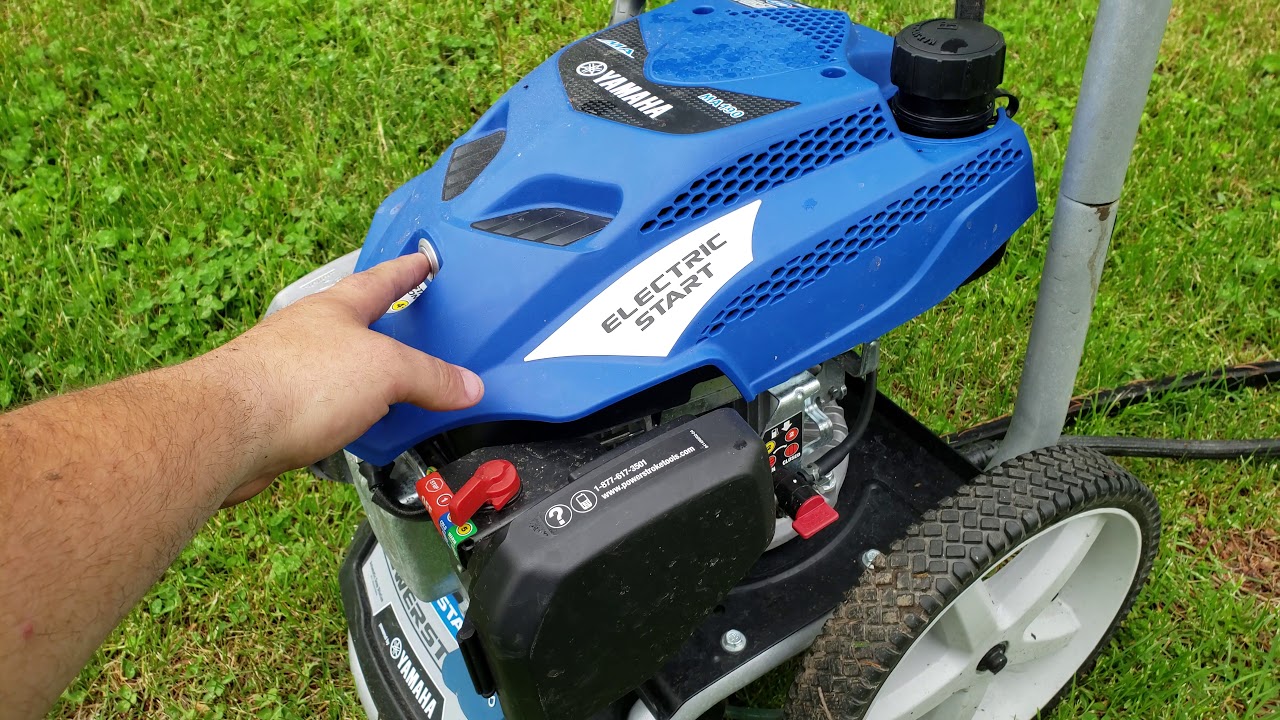 Powerstroke Yamaha powered pressure washer