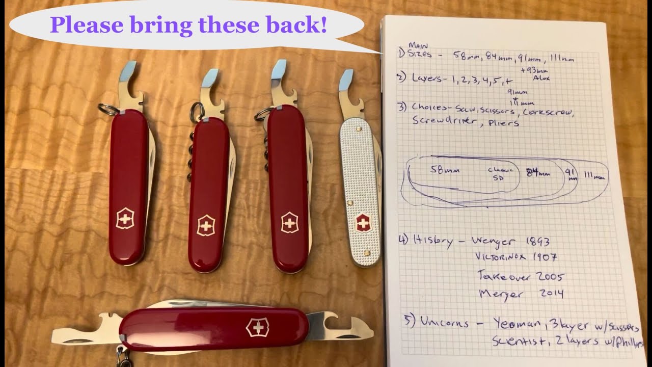 Victorinox Scientist - The (the EDC GOAT) vs Modern 2-layer SAK models