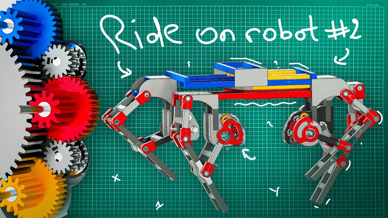 Building a Quadruped I can Ride on - Gearbox development