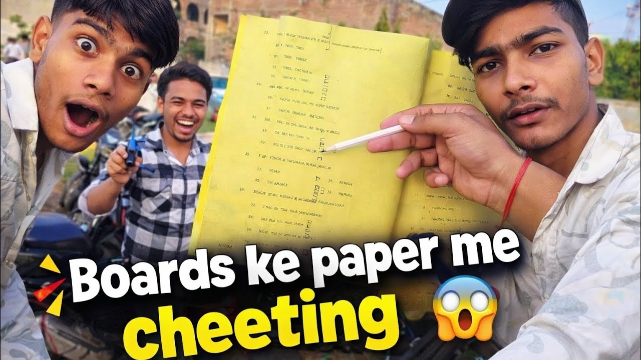 Boards ke Paper Me Cheating 😱 Pakde Gaye To Kya Hua? | Funny Vlog 2026 😂