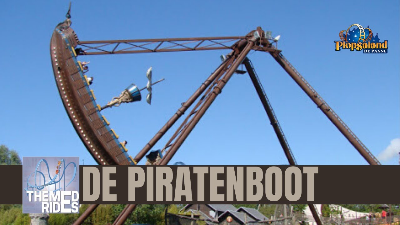 De Piratenboot - Piet Piraat - Plopsaland de Panne - Themed Rides - Onride - POV - Pirate Ship.