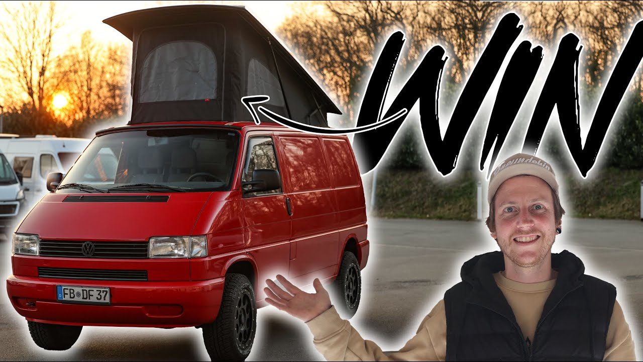 Gewinne ein Camp-Roof Aufstelldach für deinen VAN! 🥳 Aufstelldach Nachrüstung im VW T4!