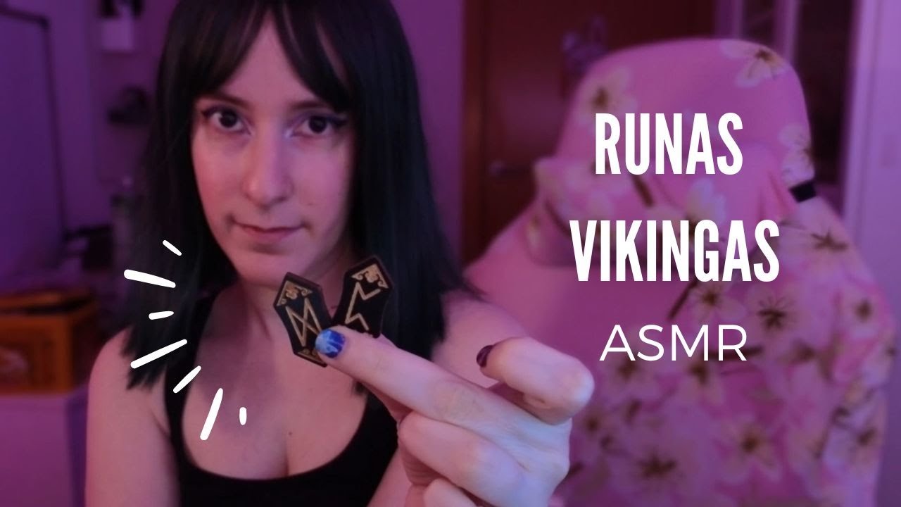 Runas Vikingas - ¡¡Soniditos super cosquillosos!! - ASMR Old Style Show & Tell