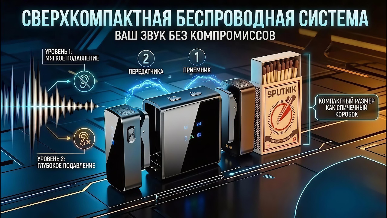 🤏 Самый КОМПАКТНЫЙ беспроводной микрофон Kromix Vlogio | Обзор, тест микрофона