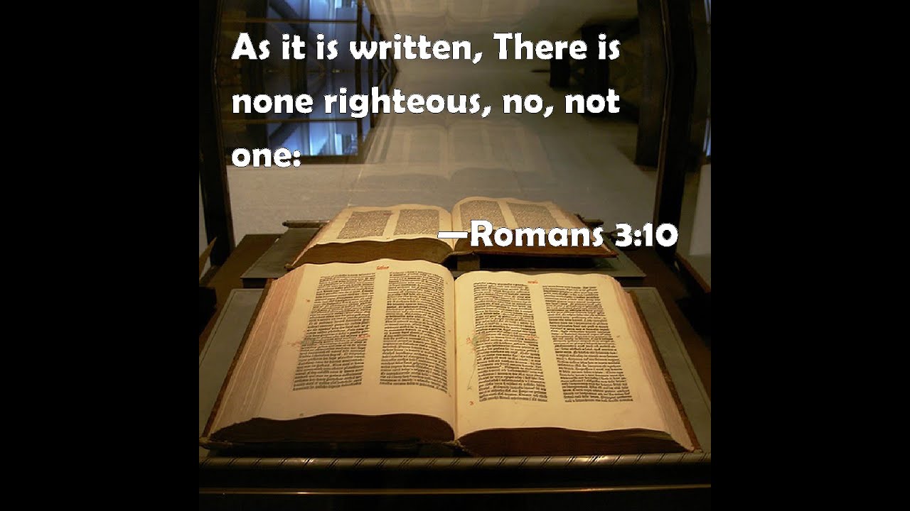 Answering Calvinism: Romans 3:10 