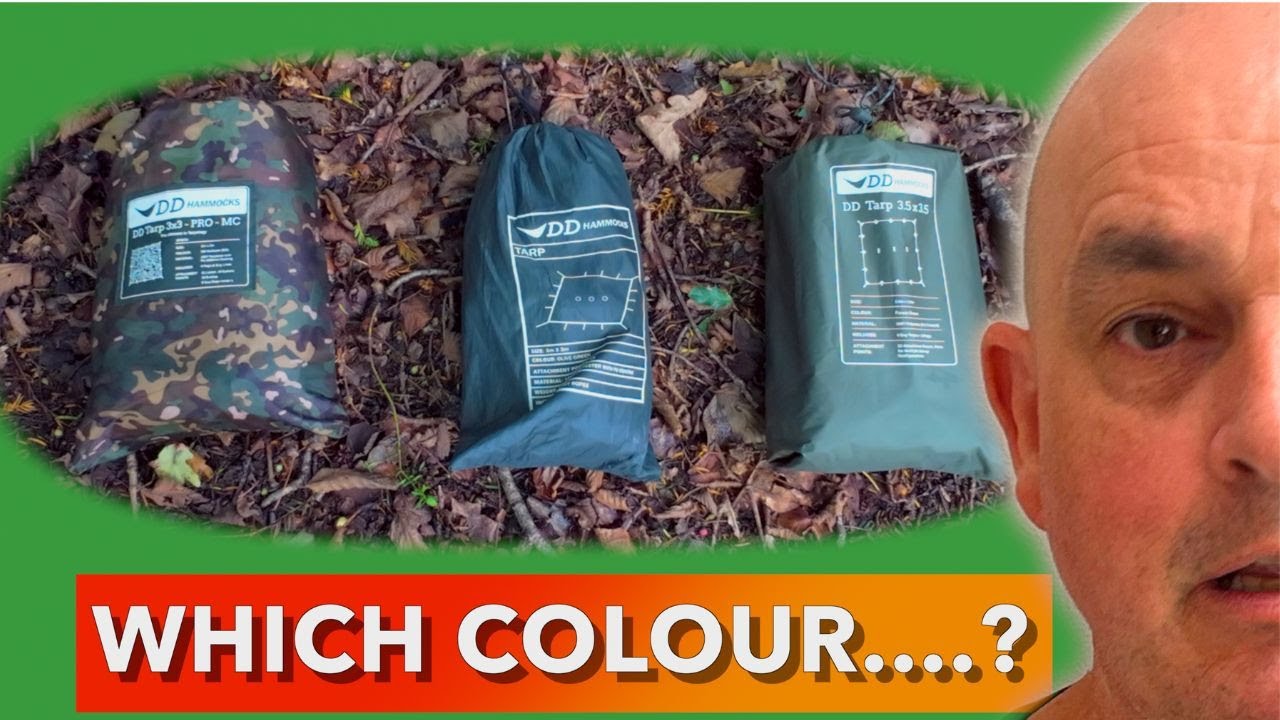 DD Hammocks Tarp Colour Comparrison - which one would you choose?