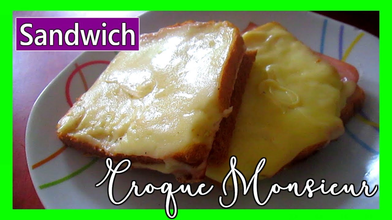 SANDWICH CROQUE MONSIEUR SÚPER FÁCIL/LOS ROLES DE EDY