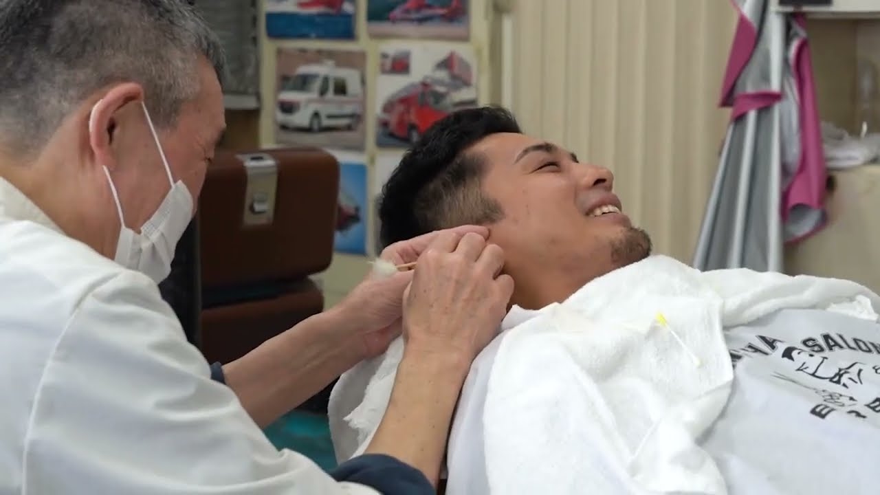 💈🇯🇵【耳かき総集編】老舗理髪店の耳かき