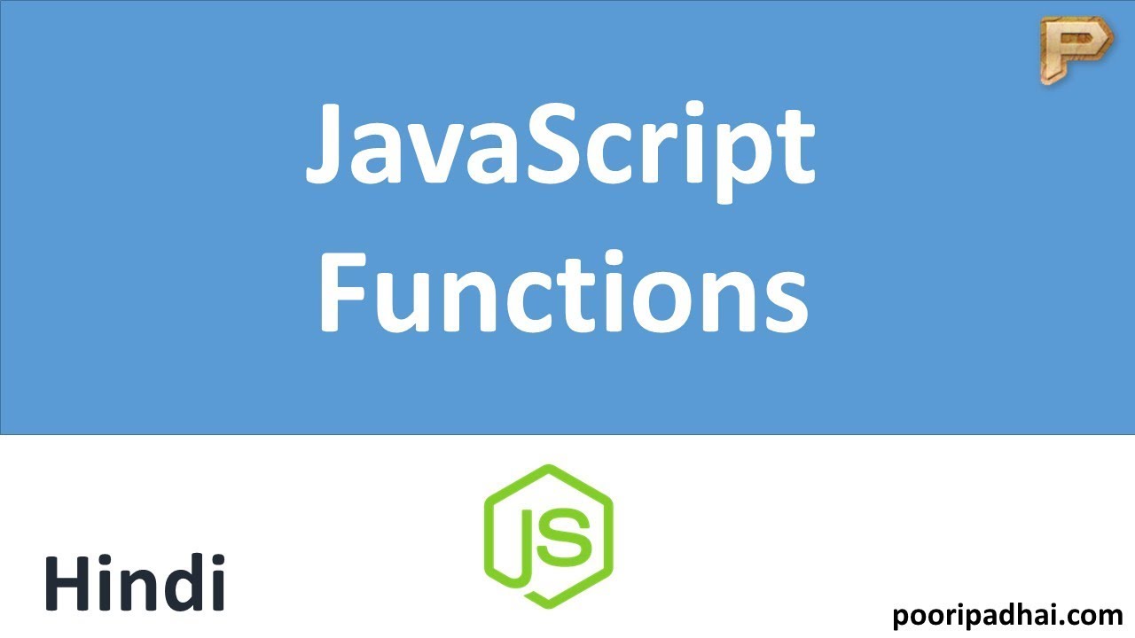 JavaScript Function - Hindi