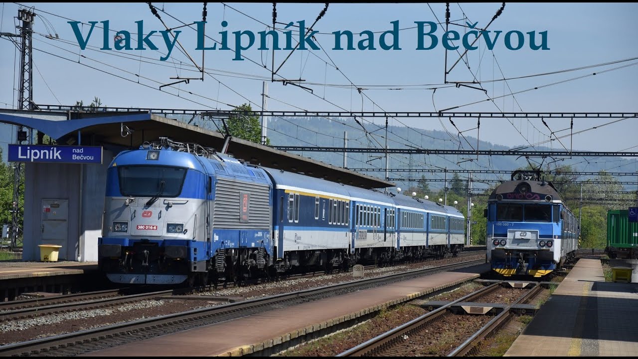 Vlaky Lipník nad Bečvou 8.5.2020