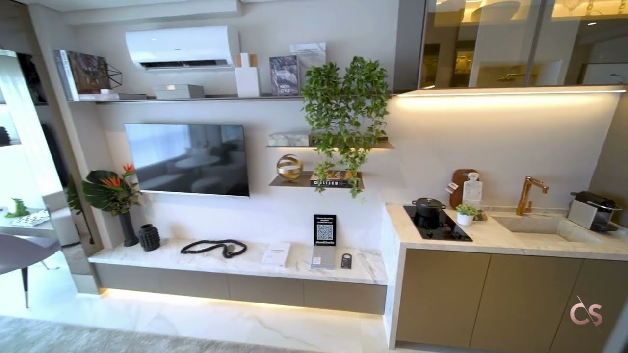 Decoração de Studio - Conforto em 29 m² | Chris Silveira Arquiteta