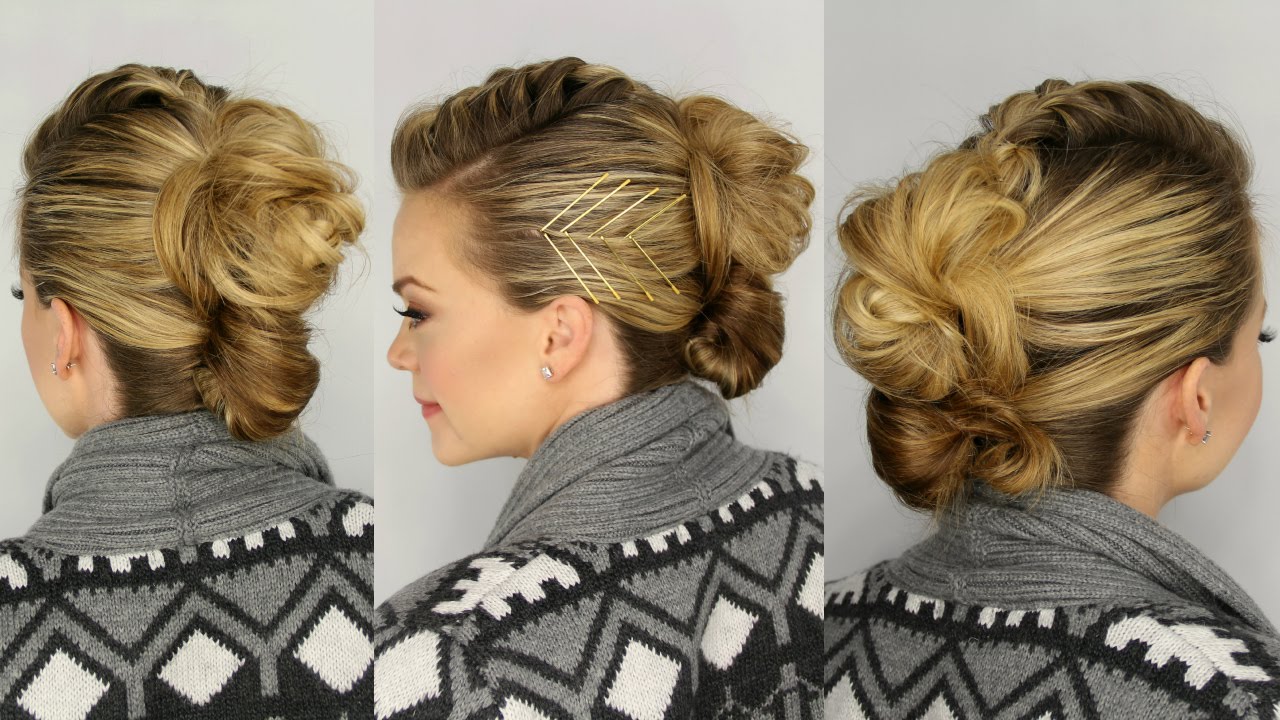 Mohawk French Braid Updo