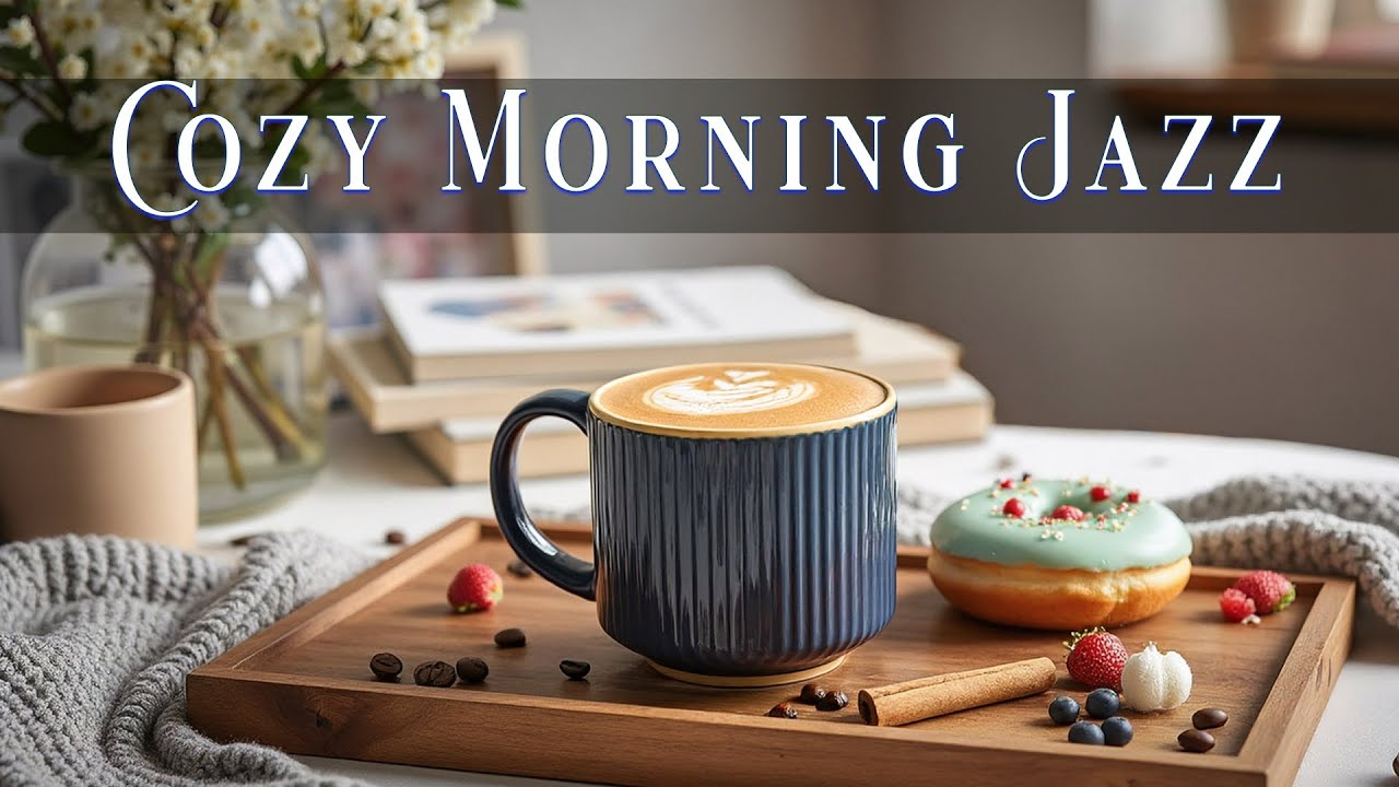 Cozy Morning Coffee Jazz ☕ Smooth Bossa Nova Instrumental and Café Reading Vibes for Focus and Relax