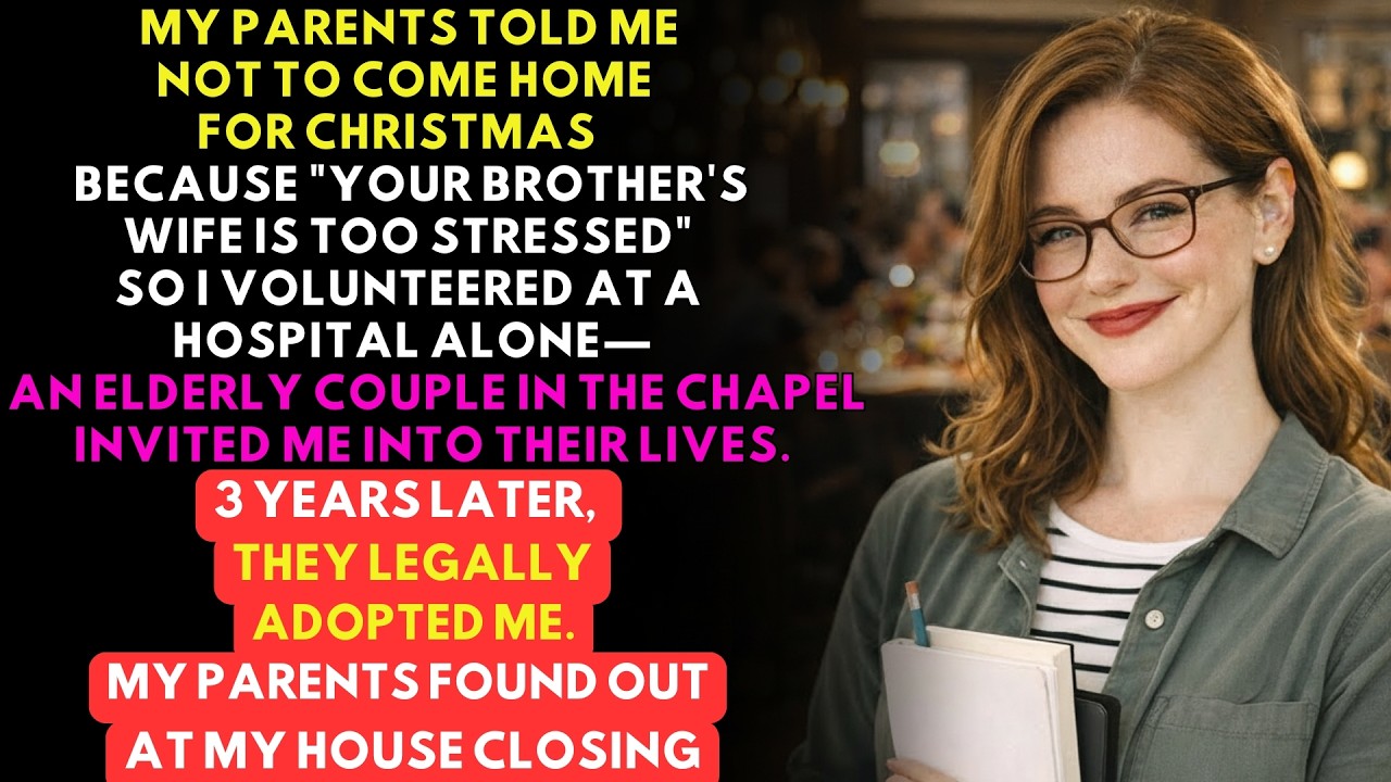 Your Brother's Wife Doesn't Want You There, My Parents Said—Three Years Later, At My Home Closing...