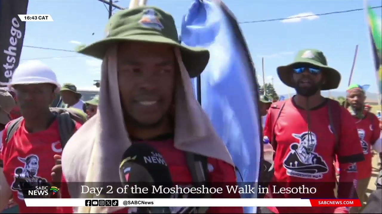 It's day two of the Moshoeshoe Walk in Lesotho
